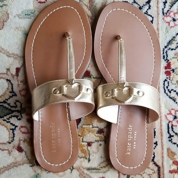 Kate Spade Cece Sandals in gold - Picture 2 of 5